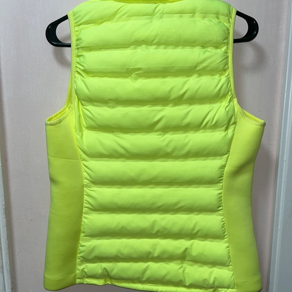 GapFit Neon Yellow Puffer Vest - Picture 2 of 2